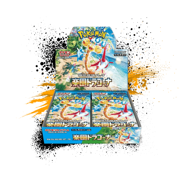 Pokemon (JPN) Paradise Dragona - SV7a Booster Box Collectors Alchemy Pokemon (JPN) Paradise Dragona - SV7a Booster Box Collectors Alchemy