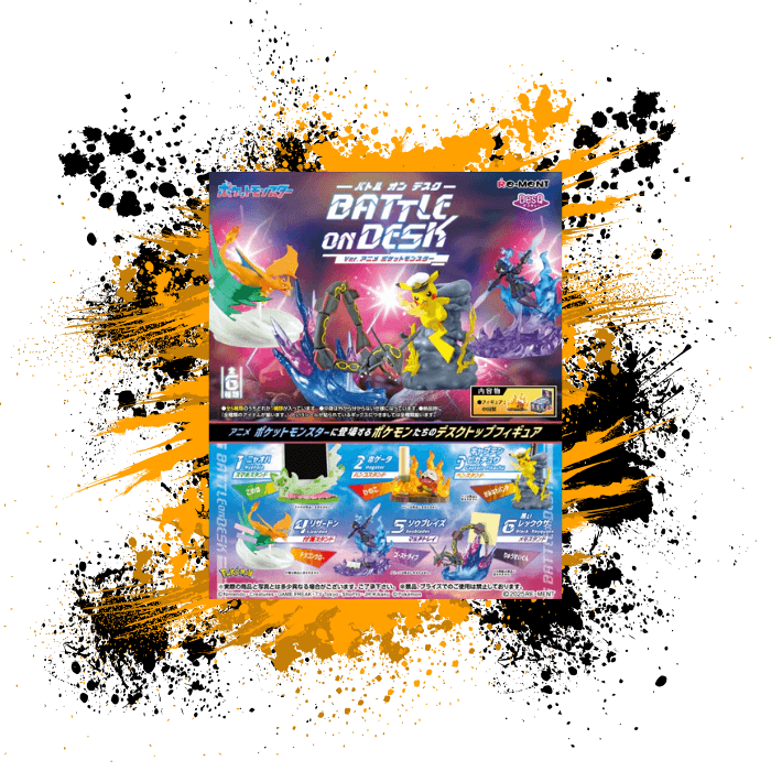 Pokemon (JPN) Re-Ment: Battle on Desk 2 Collection Figures