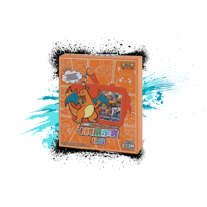 Pokemon Simplified Chinese (CN) - Charizard Theme Card Display Frame Sealed Case