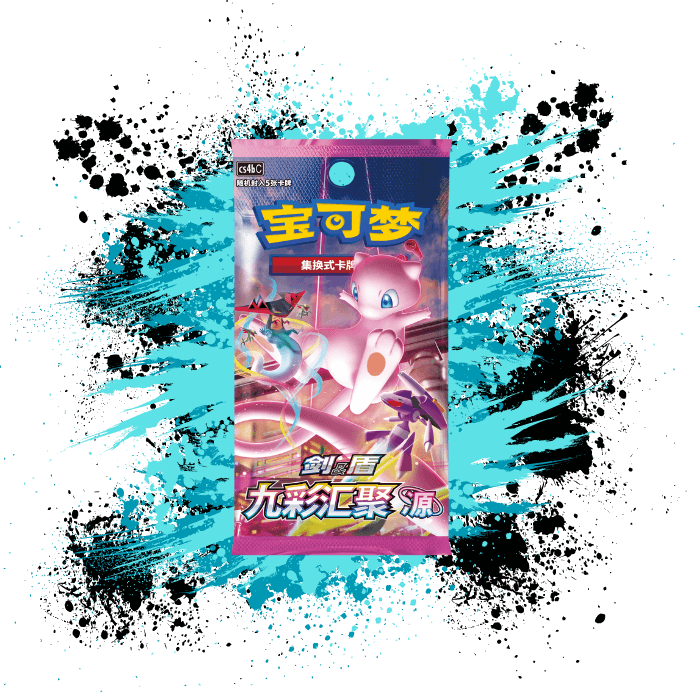 nine colors gathering booster box Pokemon TCG Simplified Chinese Sword & Shield Gathering: F PokeWayne CN Nine Colors Gathering Origin