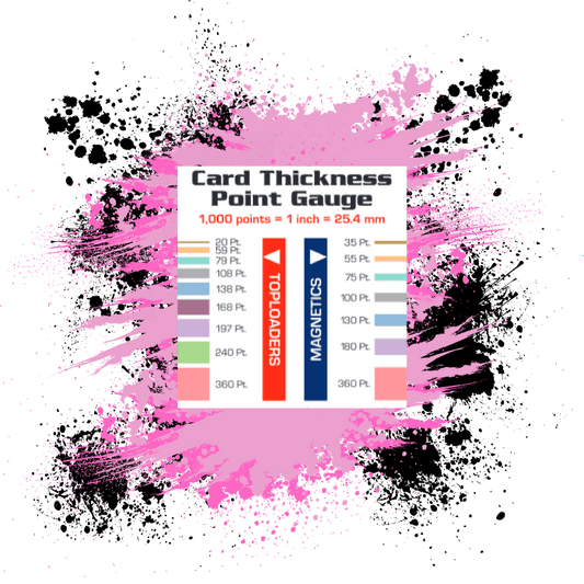 3x4 BCW Toploader: White Border 25 Count