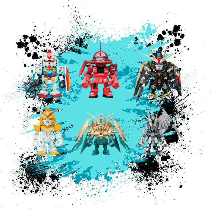 Gundam (SCN) QMSV Gundam: 5th Anniversary Artist Edition Figures