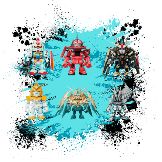 Gundam (SCN) QMSV Gundam: 5th Anniversary Artist Edition Figures