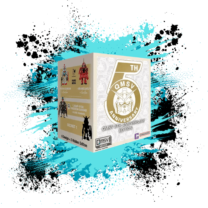 Gundam (SCN) QMSV Gundam: 5th Anniversary Artist Edition Figures