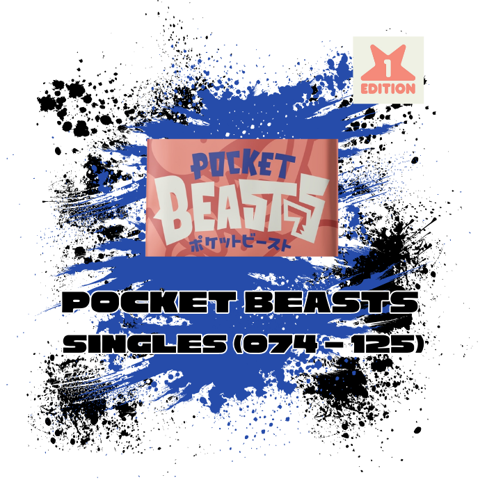 JollyBeast: Pocket Beasts Kanto 1st Edition - Singles (074 - 125)