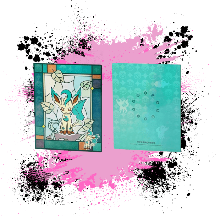 Pokemon Simplified Chinese (CN) - Gem V2 Binder: Leafeon Collectors Alchemy Pokemon Simplified Chinese (CN) - Gem V2 Binder: Leafeon Collectors Alchemy