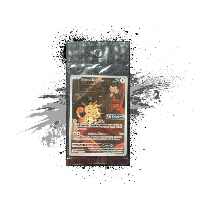 Pokemon (IDN) Meowth Tim Roket - 253/SV-P Meowth Sealed Promo Card