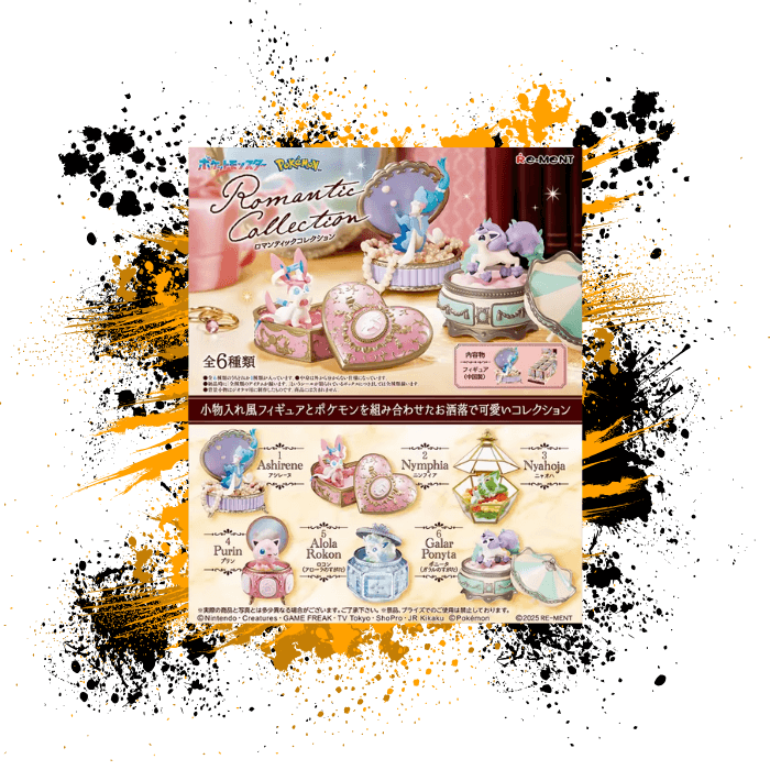 Pokemon (JPN) Re-Ment: Romantic Collection Figures