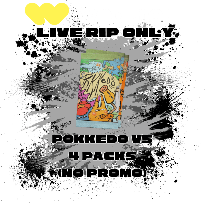 Pokkedo (IDN) V5: 4 Packs (NO PROMO) - WHATNOT RIP ONLY