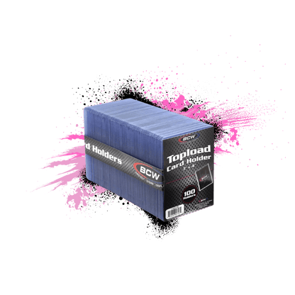 3x4 BCW Toploader: Standard 100 Count