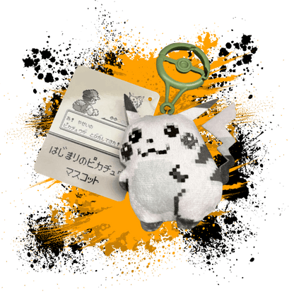 Pokemon Center (JPN) 30th Anniversary: The Beginning Pikachu Plush Keychain
