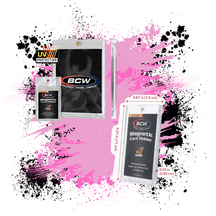 BCW Magnetic Card Holder - 55 PT. Standard Clear
