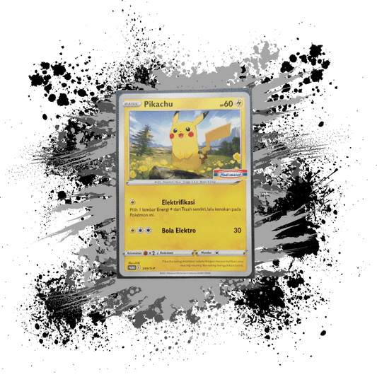 Pokemon (IDN) Indomaret Stamped - 240/S-P Pikachu Promo Card