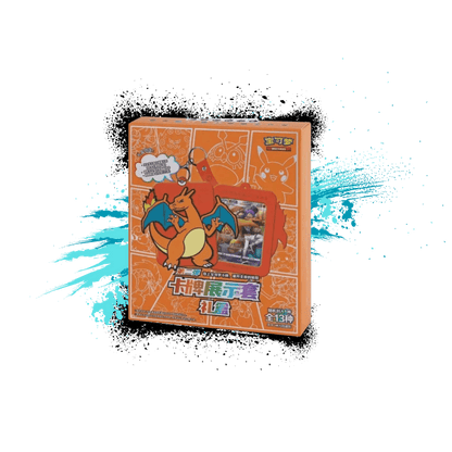 Pokemon Simplified Chinese (CN) - Charizard Theme Card Display Frame Box