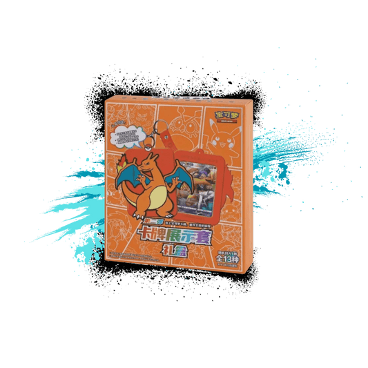 Pokemon Simplified Chinese (CN) - Charizard Theme Card Display Frame Box