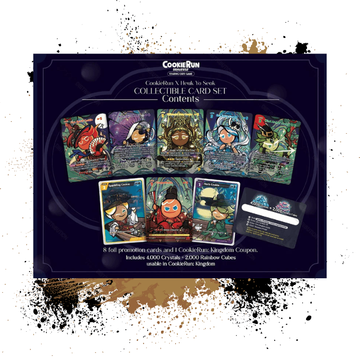 CookieRun (EN) Braverse: Heuk Yo Seok "Obsidian" Limited Edition Set
