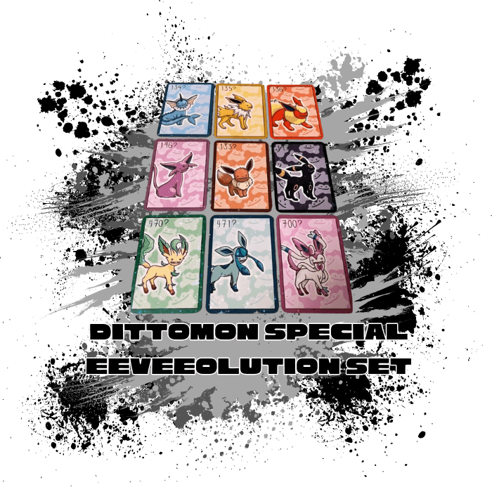 Dittomon (IDN) Special Eeveelution Set