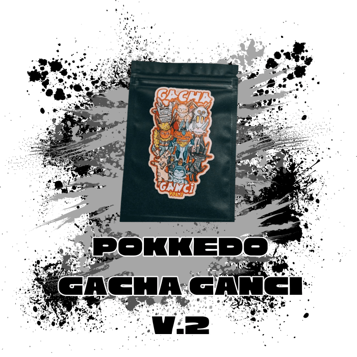 Pokkedo (IDN) Gacha Ganci V2: Keychains & Cards