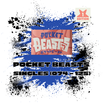 JollyBeast: Pocket Beasts Kanto 1st Edition - Singles (074 - 125)