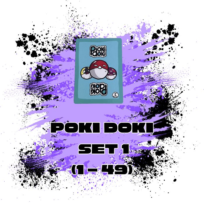 Poki Doki (EN) Set 1: Singles (1 - 49)