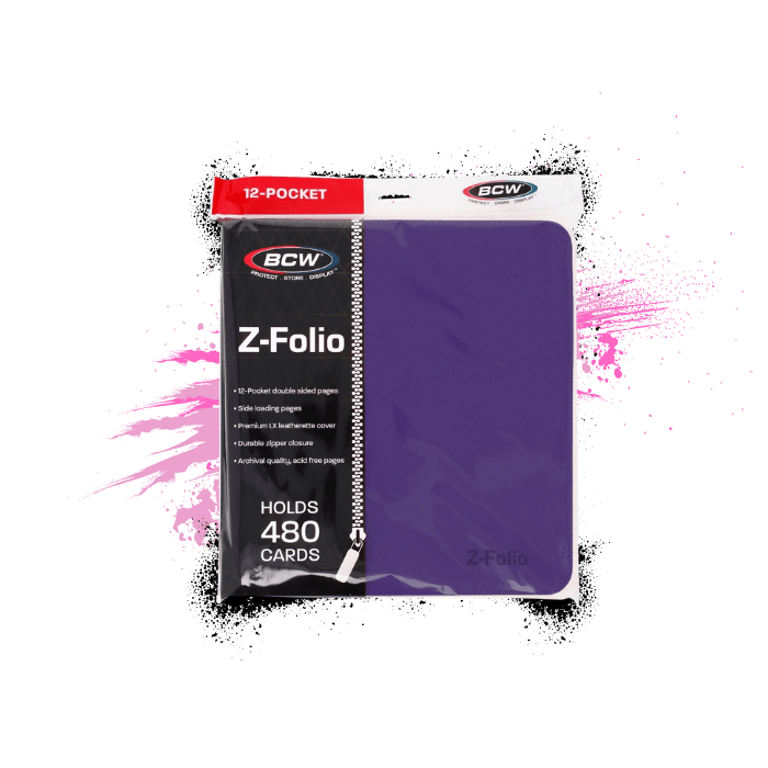Z-Folio: 12 Pocket LX Album - Purple