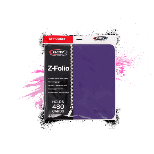 Z-Folio: 12 Pocket LX Album - Purple