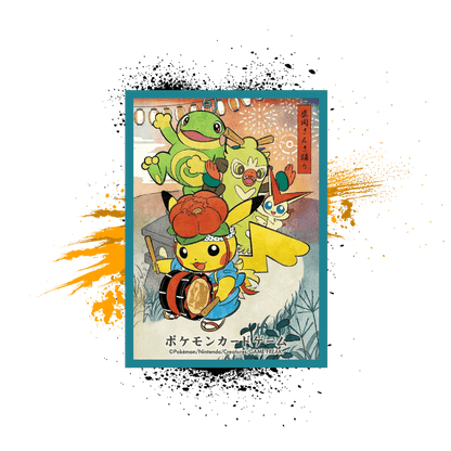 Pokemon Center (JPN) - Tohoku Festival and Pikachu Collaboration Deck Sleeves