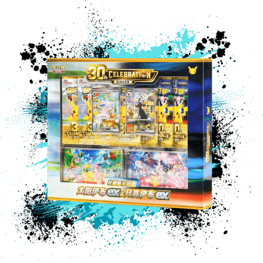 Pokémon Simplified Chinese (SCN) - 30th Anniversary Espeon EX & Umbreon EX Display Box