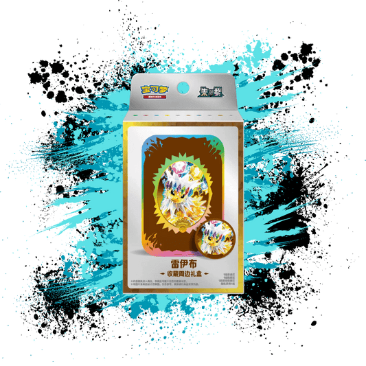 Pokemon Simplified Chinese (CN) - Terastal Gathering - CSV9.5 Jolteon Damage Counter Tin