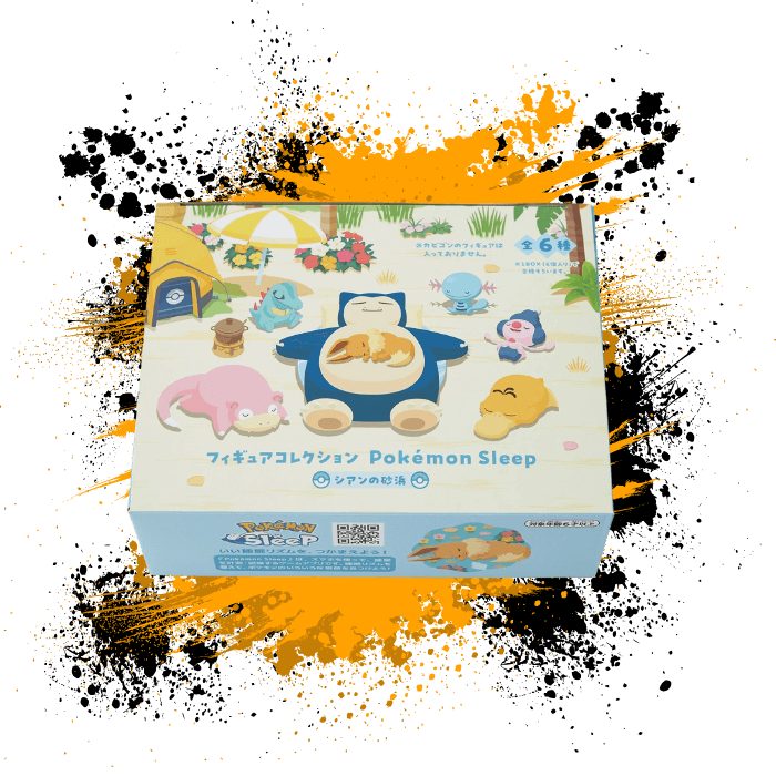 Pokemon Center (JPN) Sleep Figure: Cyan Beach SINGLE Figure or Case