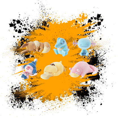 Pokemon Center (JPN) Sleep Figure: Cyan Beach SINGLE Figure or Case