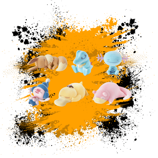 Pokemon Center (JPN) Sleep Figure: Cyan Beach SINGLE Figure or Case